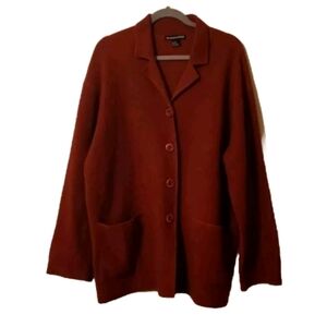 Bloomingdale's 100% Wool Jacket Size Large